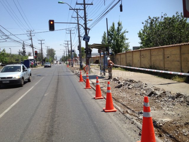 Pavimentación de Veredas, Comuna de Lo Espejo y San Bernardo
