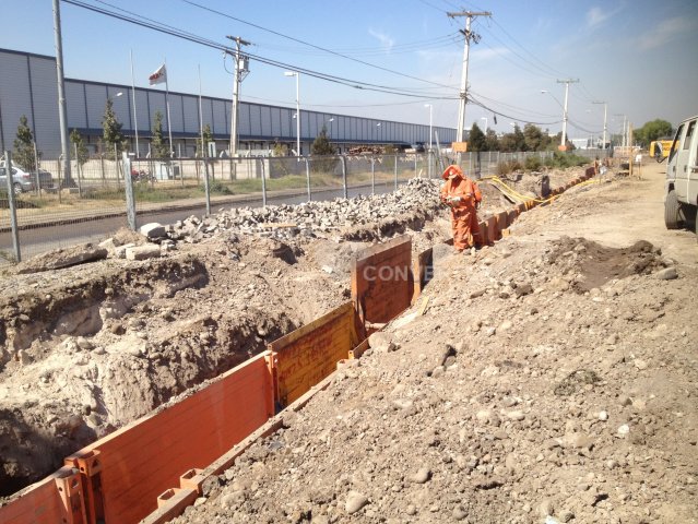 Relleno de Excavaciones, Colector Sector Lampa, Icafal Ingeniería y Construcción