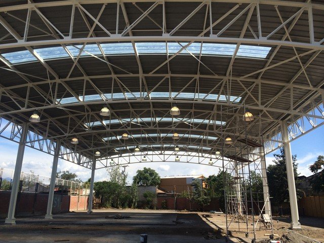 Construcción y Montaje Galpón Colegio Arzobispo Manuel Vicu&ntilde;a, Mandante Fundación Belén Educa