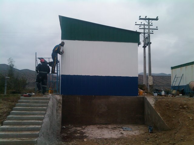 Galpones deshidratado de Lodos, Sanitaria Aguas Cha&ntilde;ar III Región